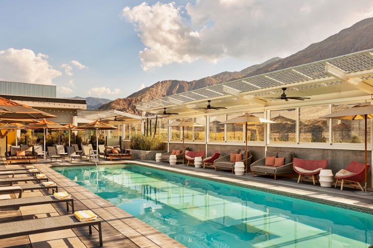 the Rowan Palm Springs Rooftop Pool__credit-Laure Joliet